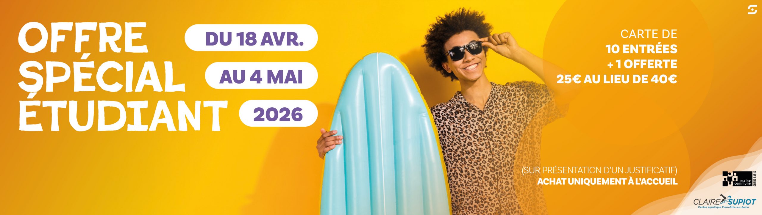 OFFRE SPÉCIAL ÉTUDIANT